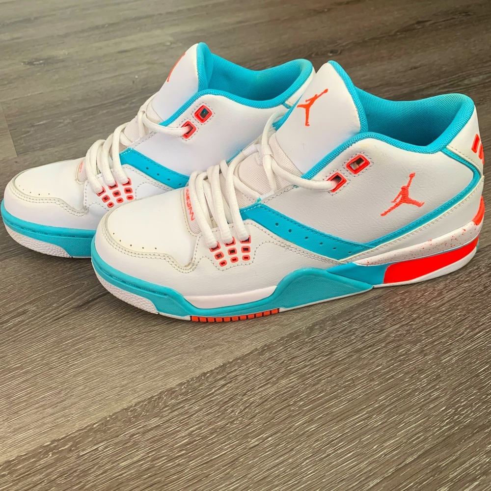Jordan Flight 23 White Hot Lava Tide Pool Blue